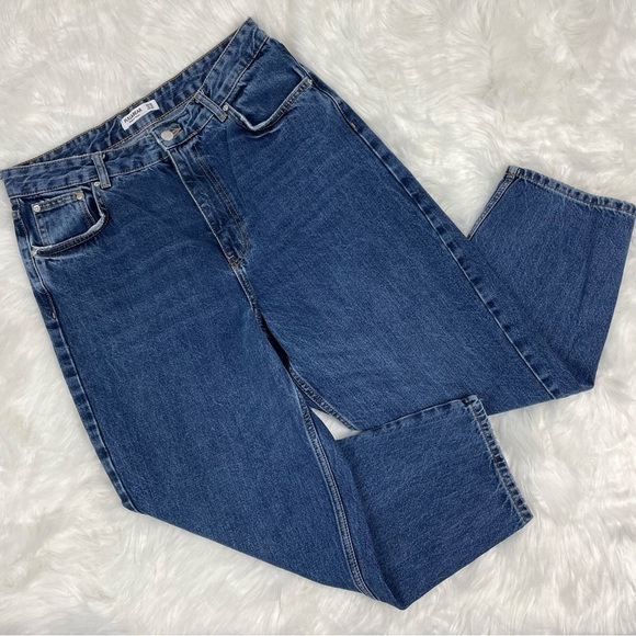 PULL&BEAR Mom Jeans, Medium Wash Size 10 - Picture 1 of 8